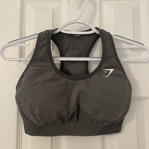 Gymshark Gray Racerback Sports Bra